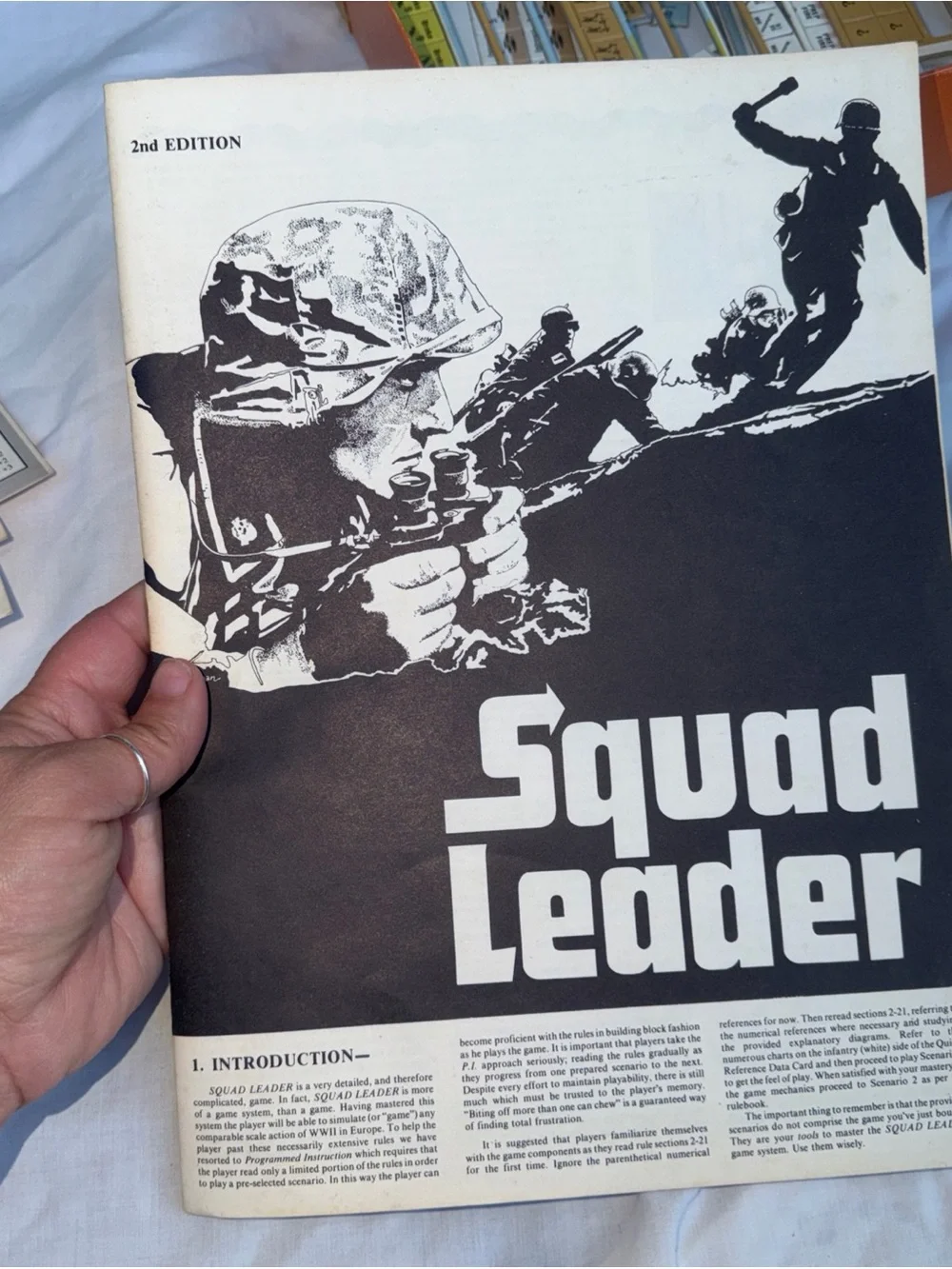 2nd ED Squad Leader Vintage 1977 The Game of Infantry Combat in WWII Board USA